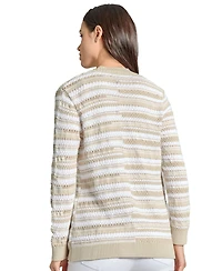 Jones New York Women's Textured Open-Front Cardigan