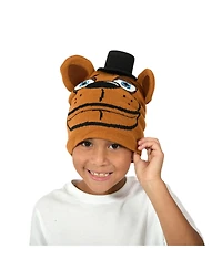 Five Nights At Freddy'S Boys Freddy Fazbear Youth Brown Cuffless Beanie