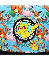 Pokemon Boys Characters Aop Youth Light Blue Snapback Cap