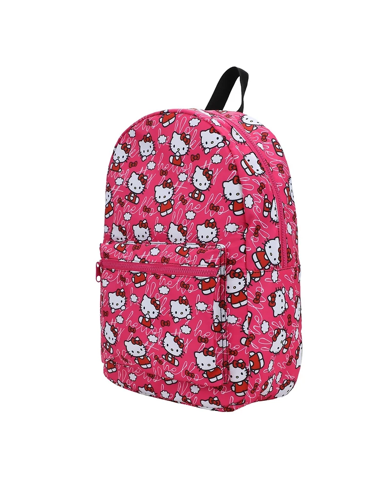 Hello Kitty Toss Aop Pink Ground Travel Backpack