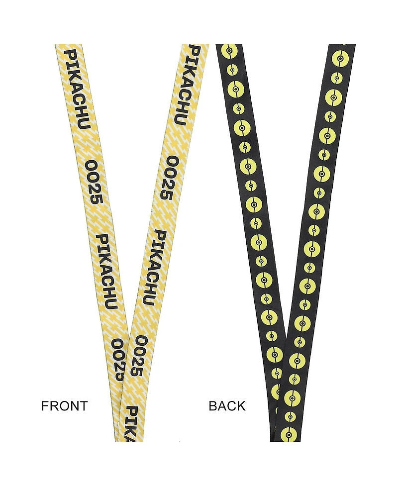 Pokemon Pikachu Yellow Kanto Region First Partner Lanyard