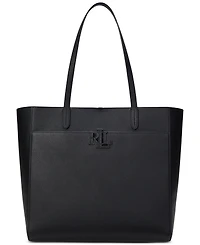 Lauren Ralph Pebbled Leather Extra-Large Cameryn Tote Bag