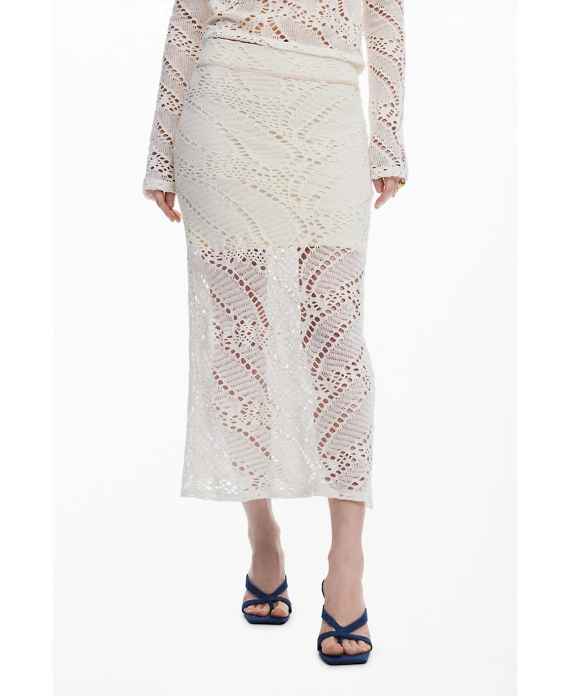 Desigual Women's Lace skirt