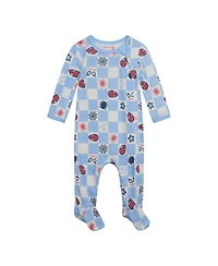 Avengers Baby Boys 2 Pack Zip Up Sleep N' Play Coveralls