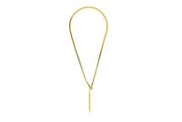 Snake Y Necklace with Cubic Zirconia Details