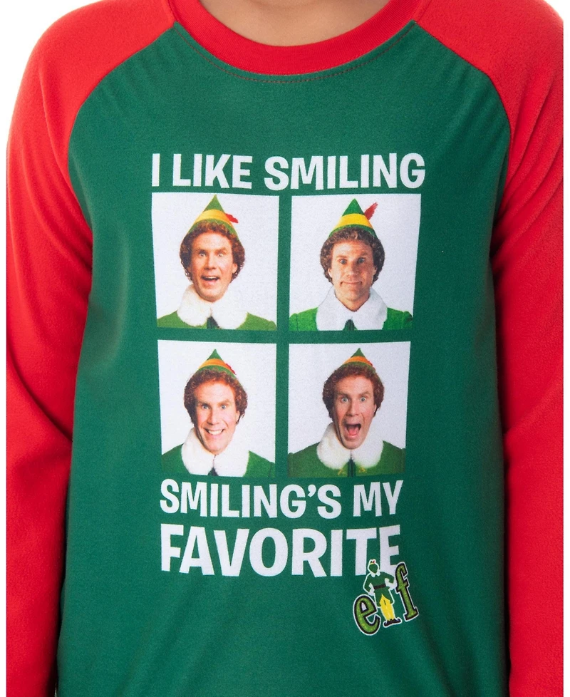 Elf The Movie Boys' Buddy I Like Smiling, Smiling's My Favorite Pajama Set