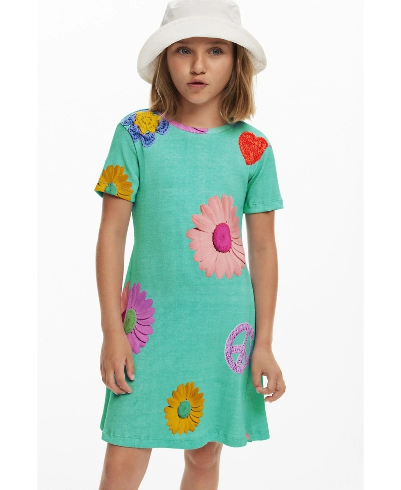 Desigual Girls Girls's Printed short dress