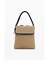 Desigual Women's Small raffia backpack