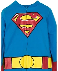 Dc Comics Justice League Zip Up Costume Coverall and Cape