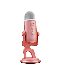 Blue Microphone Yeti Usb Microphone (Pink Dawn) with Webcam and 4-Port Usb Hub