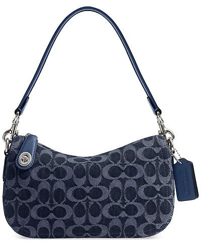 Coach Small Swinger Bag in Signature Denim