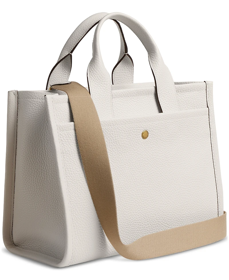 Coach Cargo Medium Bubble Leather Tote Bag