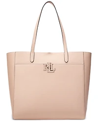 Lauren Ralph Lauren Pebbled Leather Extra-Large Cameryn Tote Bag