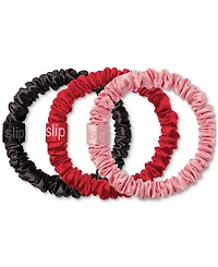 Slip -Pc. Pure Silk Skinny Scrunchies Set