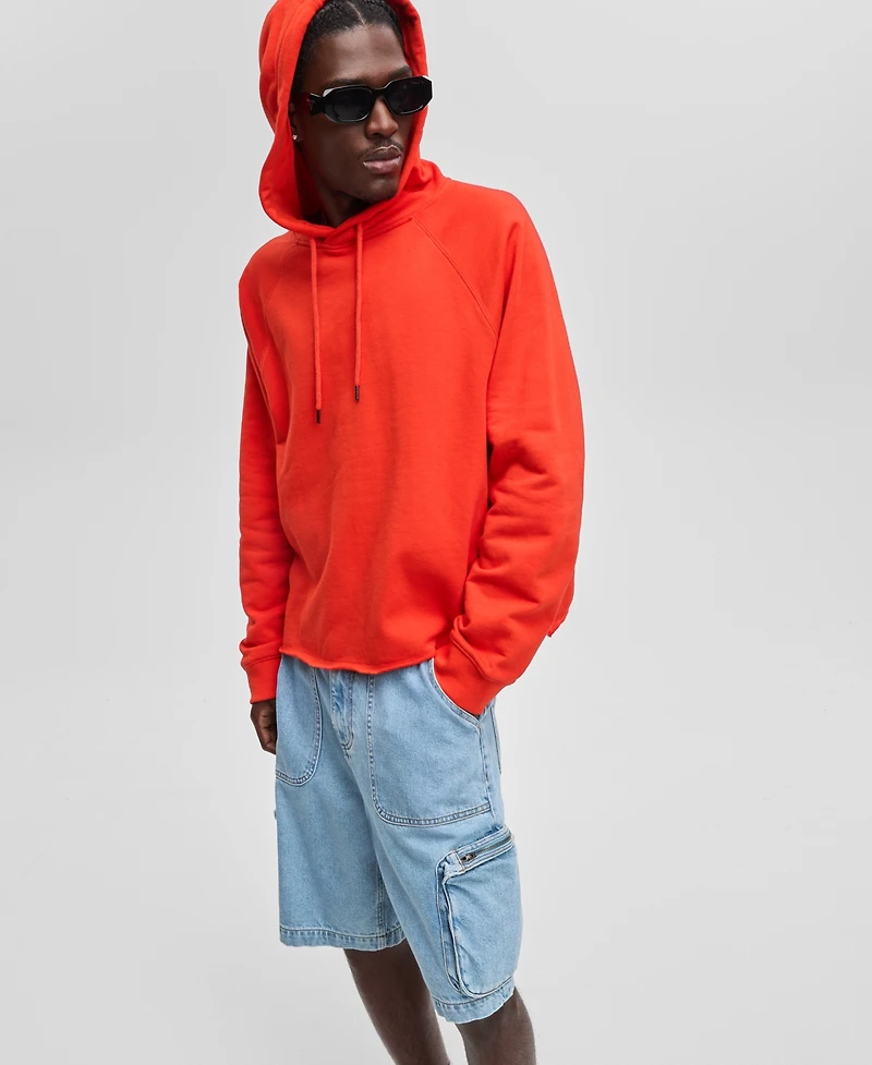 Mode of One Men's All Cotton French Terry Hoodie, Exclusively at Macy's