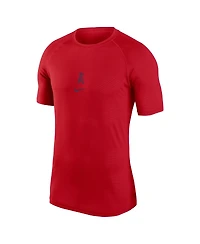Nike Men's Red Los Angeles Angels Authentic Collection Performance Raglan T-Shirt