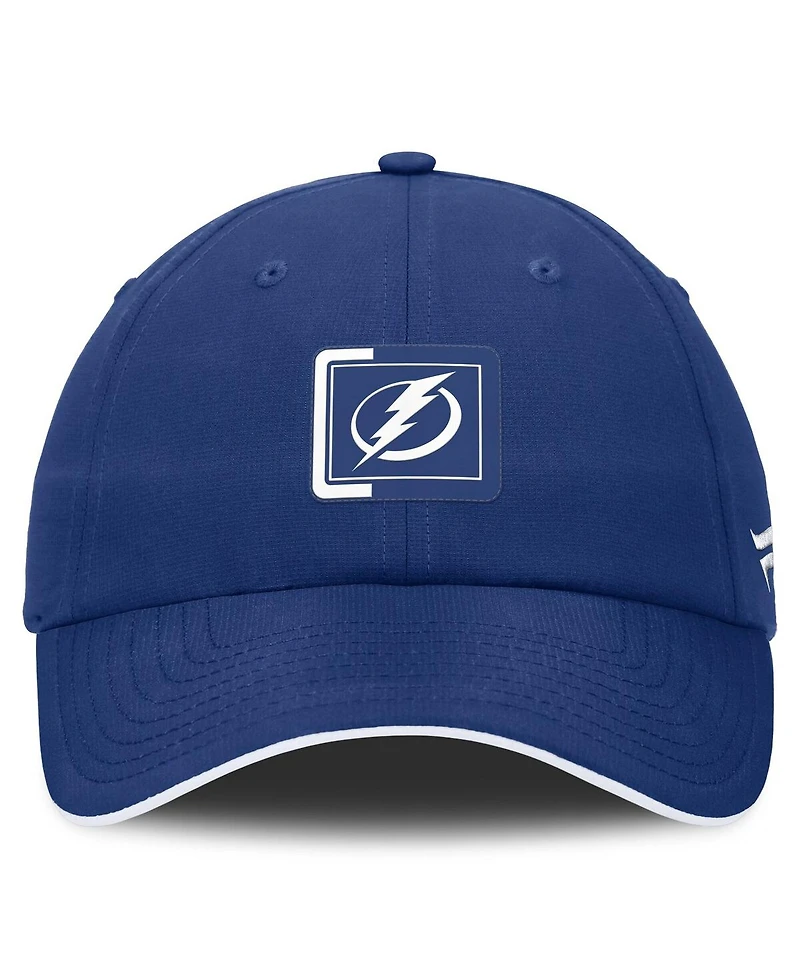 Fanatics Men's Blue/White Tampa Bay Lightning Authentic Pro Ripstop Adjustable Hat