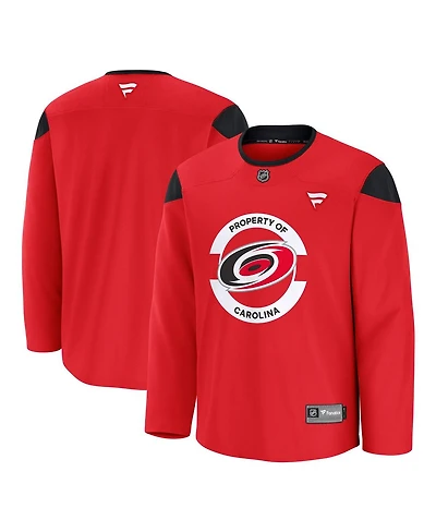 Fanatics Men's Red Carolina Hurricanes Home Practice Jersey