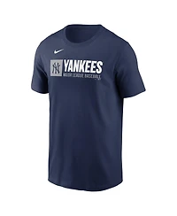 Nike Men's Navy New York Yankees Team Block T-Shirt