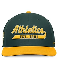 Nike Men's Green/Gold Athletics Pro Performance Snapback Hat