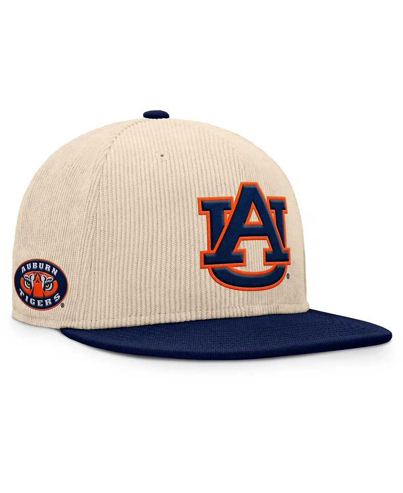Fanatics Men's Tan Auburn Tigers Catcher Snapback Hat