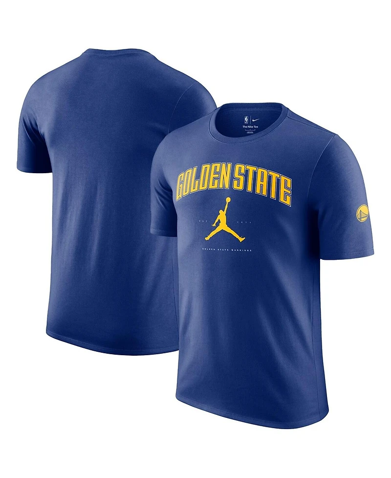 Jordan Men's and Women's Royal Golden State Warriors Essential Cities T-Shirt