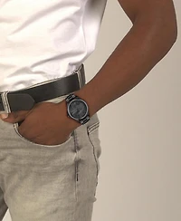 Lacoste Men's Le Croc Ionic Plated Black Steel Bracelet Watch, 43mm
