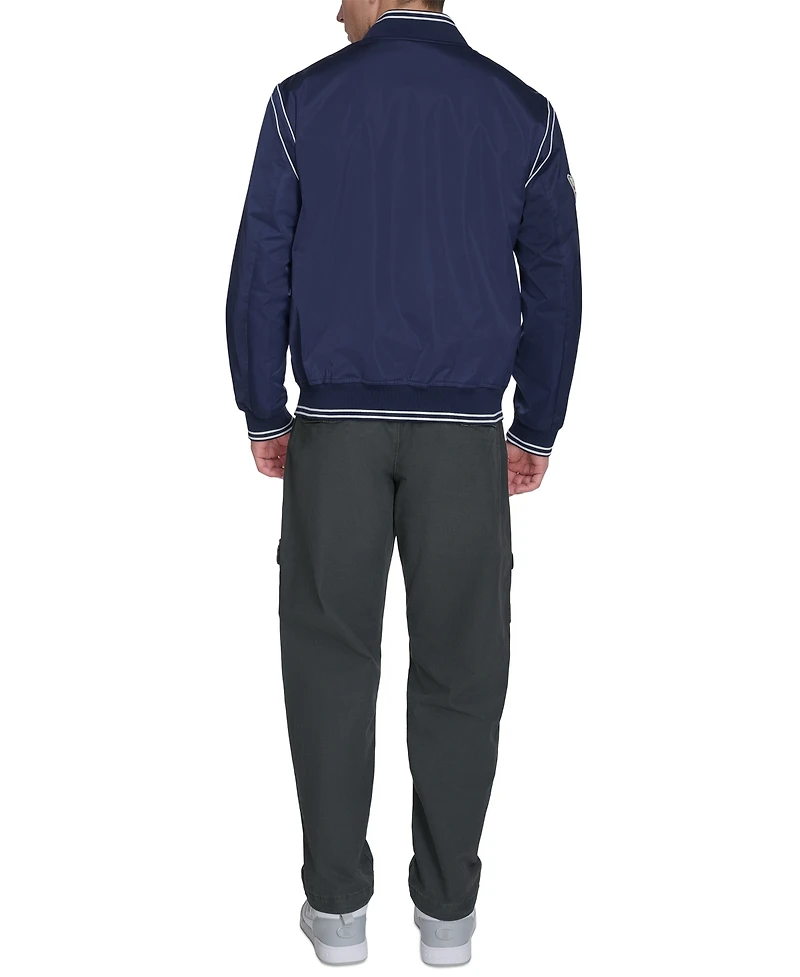 Champion Men's Varsity Patch Bomber Jacket