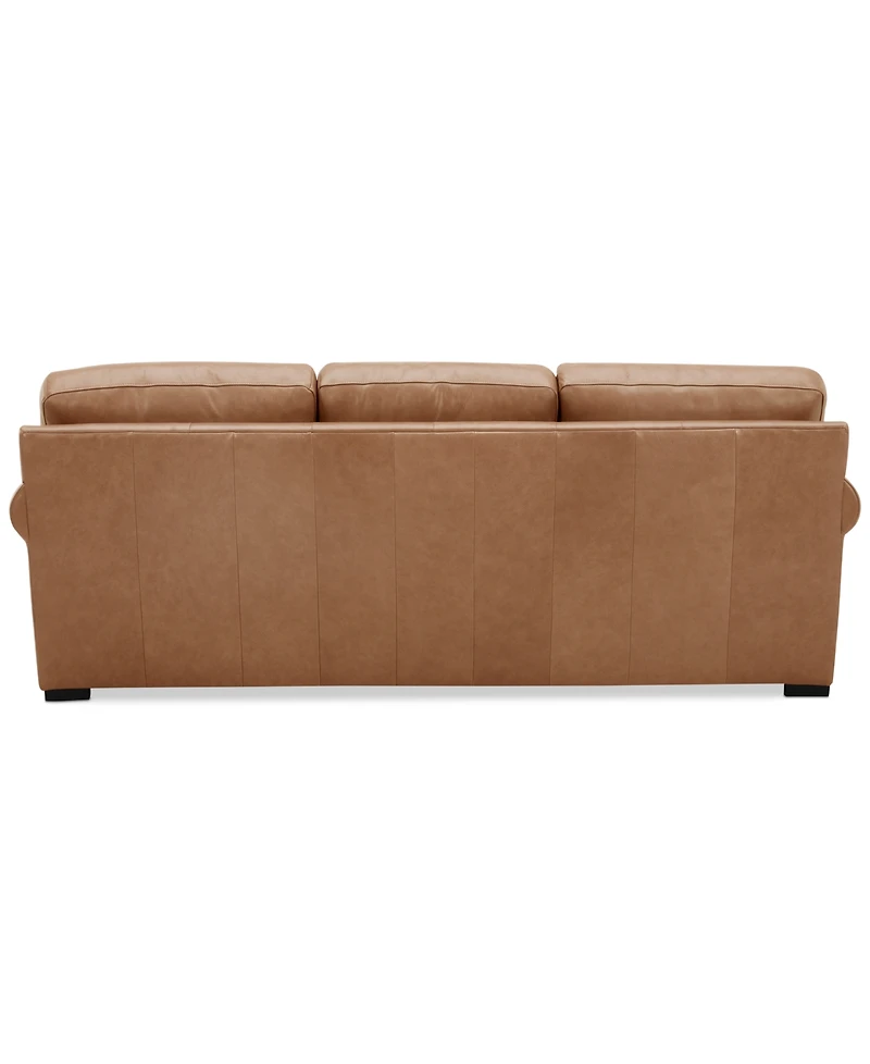 Radley Roll Arm 86" Leather Sofa, Exclusively at Macy's