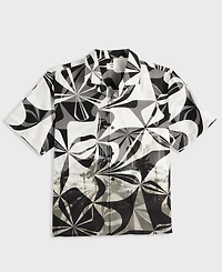 Mode of One Men's Short-Sleeve Slick Play Camp Collar Shirt, Exclusively at Macy's