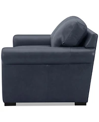 Radley Roll Arm 61" Leather Loveseat, Exclusively at Macy's