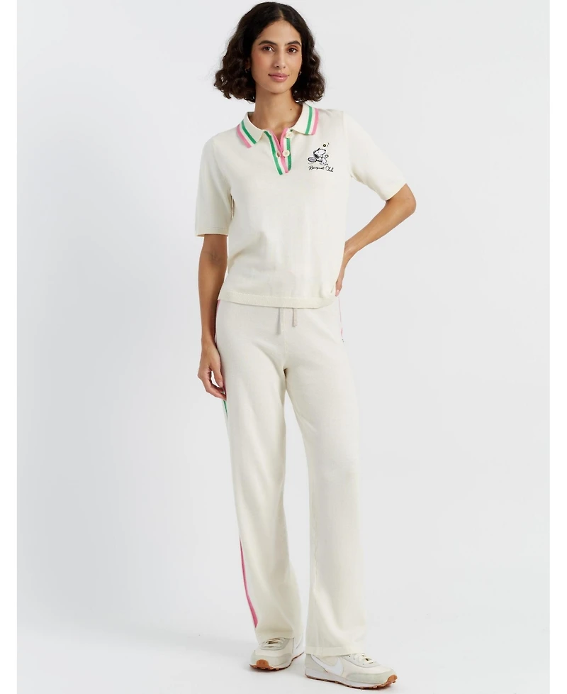 Chinti and Parker Women's & Cotton Peanuts Racquet Club Polo