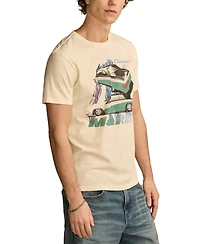 Lucky Brand Men's Chevrolet Malibu Short Sleeve T-Shirt