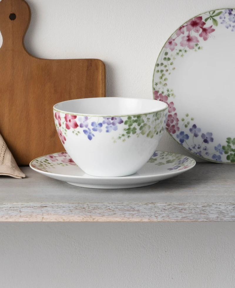 Noritake Bloomington Road 6" Set of 4 Cereals, Service for 4