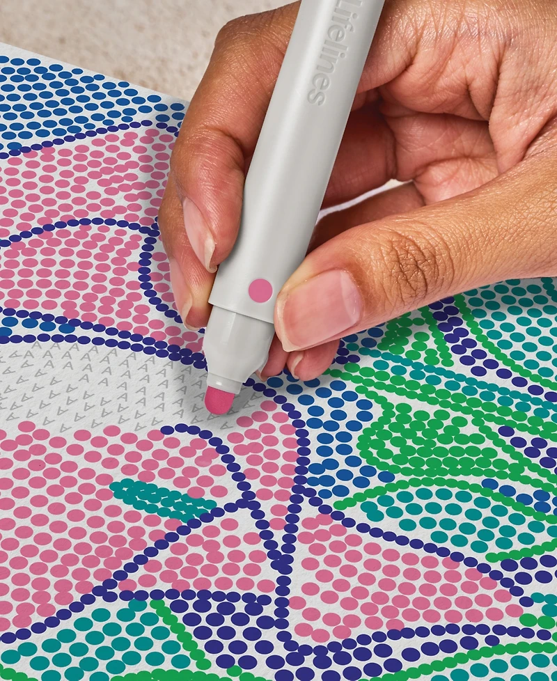 Lifelines FlowArt Dot-By-Letter Art Kit