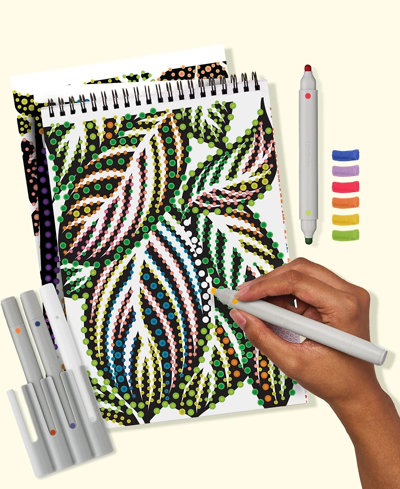 Lifelines FlowArt Dot-Pop Natural Flow Art Kit