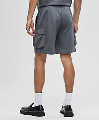 Mode of One Men's Regular-Fit Printed 7" French Terry Cargo Shorts, Exclusively at Macy's