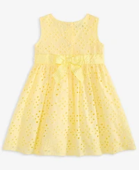 Blueberi Boulevard Baby Girls Daisy-Trim Eyelet Sundress