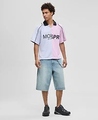 Mode of One Men's Relaxed-Fit Pieced Colorblocked Polo Shirt, Macy's Exclusive