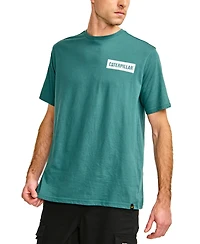 Cat Men's Reflective Caterpillar Logo T-Shirt