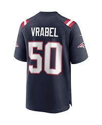 Nike Men's Mike Vrabel Navy New England Patriots Game Retired Player Jersey