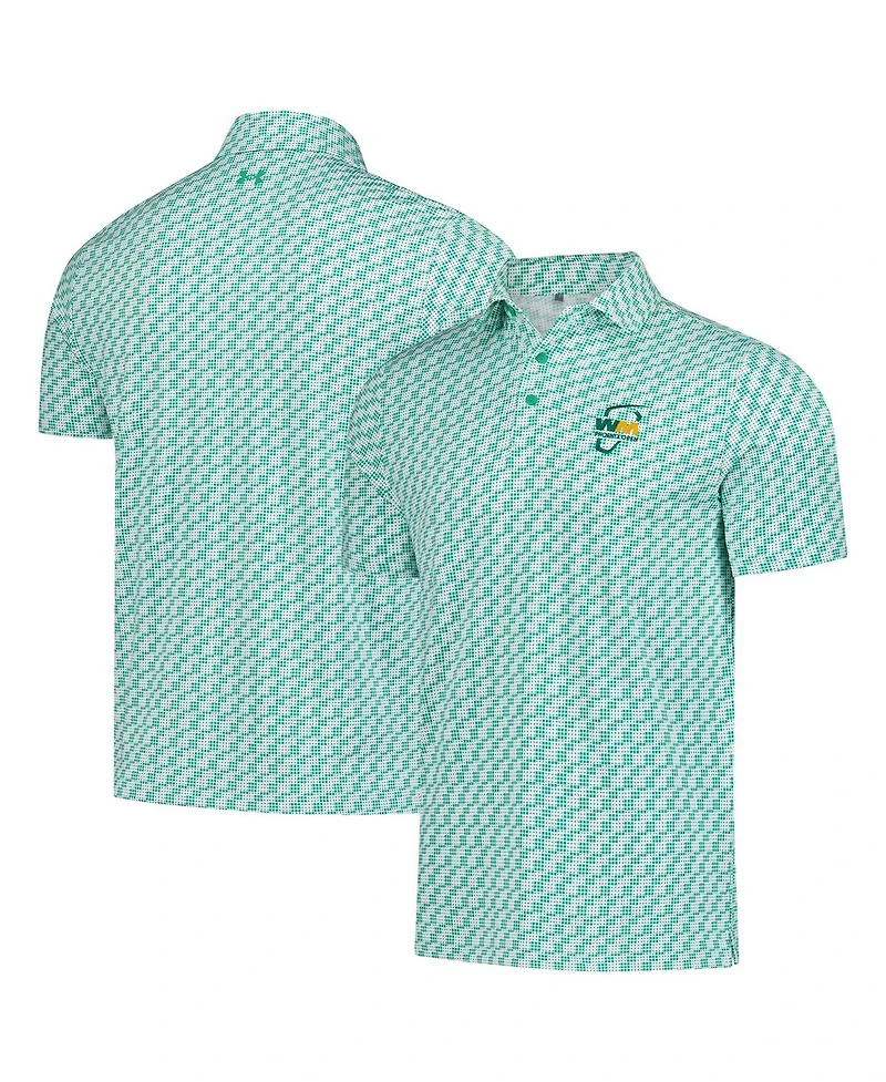 Under Armour Men's White 2025 Wm Phoenix Open Drive Clubhouse Grid Polo Shirt