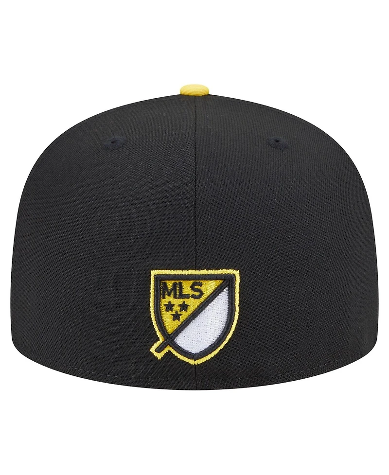 New Era Men's Black Columbus Crew 2025 Kickoff 59FIFTY Fitted Hat
