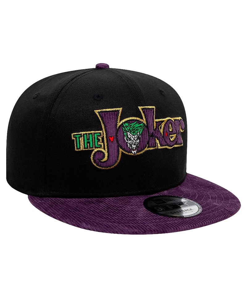 New Era Men's Black Joker Script 9FIFTY Snapback Hat