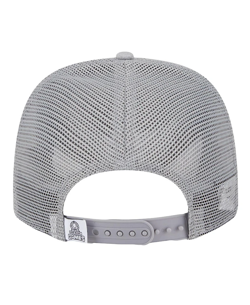 New Era Men's Gray Denver Broncos 2025 Pro Bowl 9SEVENTY Stretch-Snap Hat