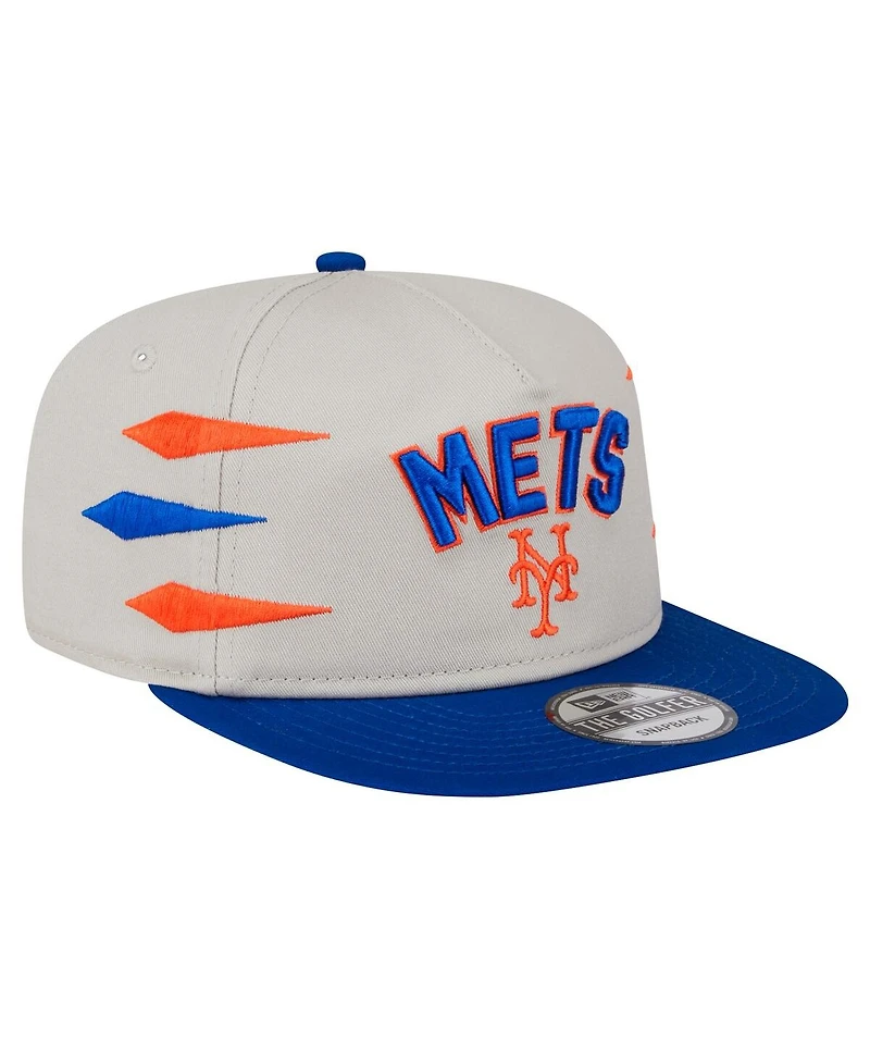 New Era Men's Cream New York Mets Iron Golfer Snapback Hat