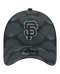 New Era Men's Black San Francisco Giants 9FORTY A-Frame Trucker Adjustable Hat