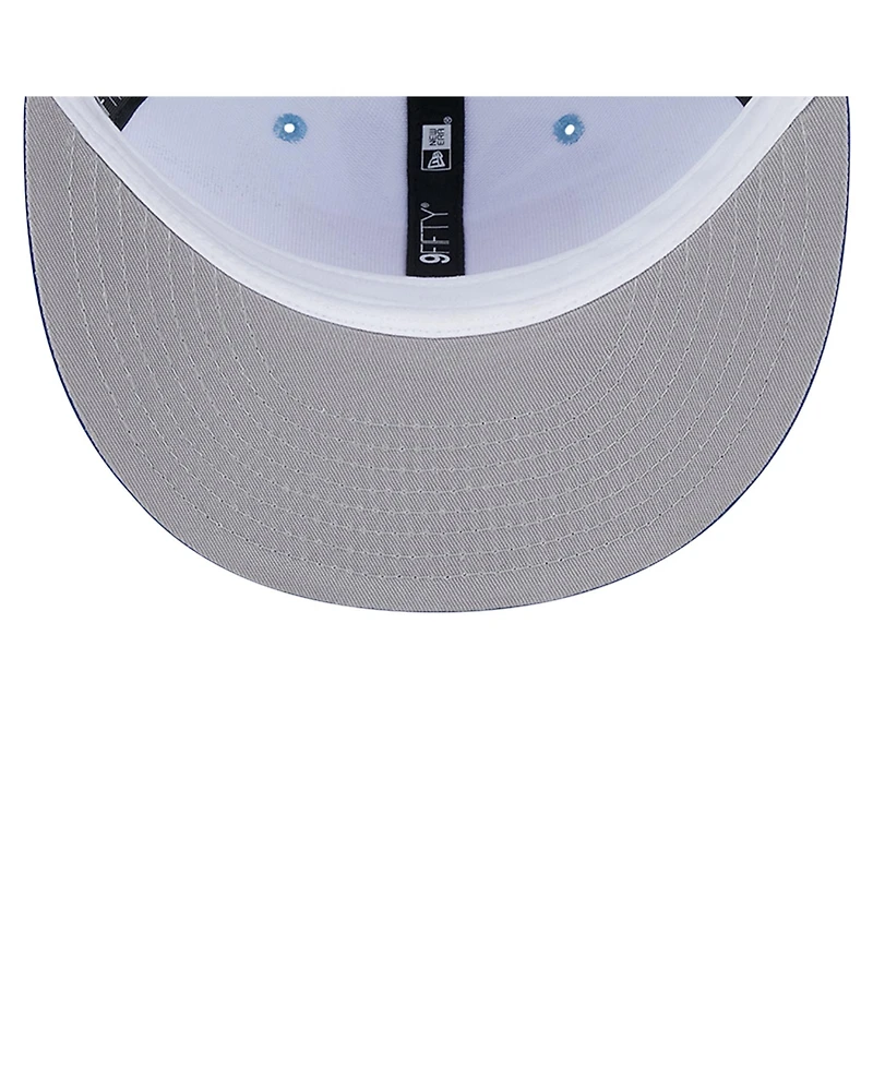 New Era Men's Royal Chicago Cubs Bikini Bottom Trucker 9FIFTY Snapback Hat