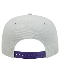New Era Men's Gray Phoenix Suns Throwback Corduroy Golfer Snapback Hat