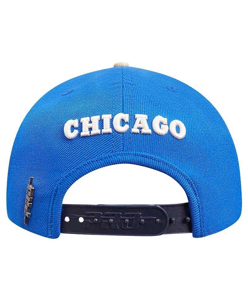 Pro Standard Men's Blue/Navy Chicago Bulls Legacy Snapback Hat